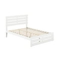 thumbnail image 6 of AFI Oxford 14" Full Wood Platform Bed Frame with Headboard and Footboard, White, 6 of 6