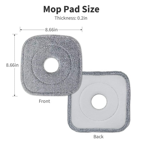 Spin Mop and Bucket with Wringer Set