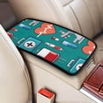 thumbnail image 2 of Bingfone Car Four-Season Universal Armrest Box Mat,Car Armrest Seat Cover Center Console Mat-Medical Elements, 2 of 7