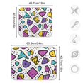 thumbnail image 4 of Yayeee Dish Drying Mat for Kitchen Counter 18"x24" Microfiber Absorbent Pad, Purple Retro Pattern, 4 of 7