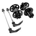 thumbnail image 2 of Bujes de freno de disco de bicicleta de montaña delanteros traseros 11 velocidades 100mm 135mm 32 / 36H rodamiento de bolas de liberación rápida para Negro 36 Agujeros Macarena bujes de bicicleta de montaña, 2 of 7