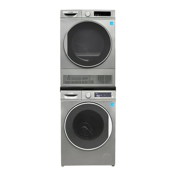 Conserv LUXE STACKABLE Washer 2.2 cf 110 V Dryer 4 Cf 220V with Stacking Shelf