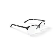 Bio Eyes Women's Terra Square Prescription Eyeglasses with Case, Pink Tortoise Gradient