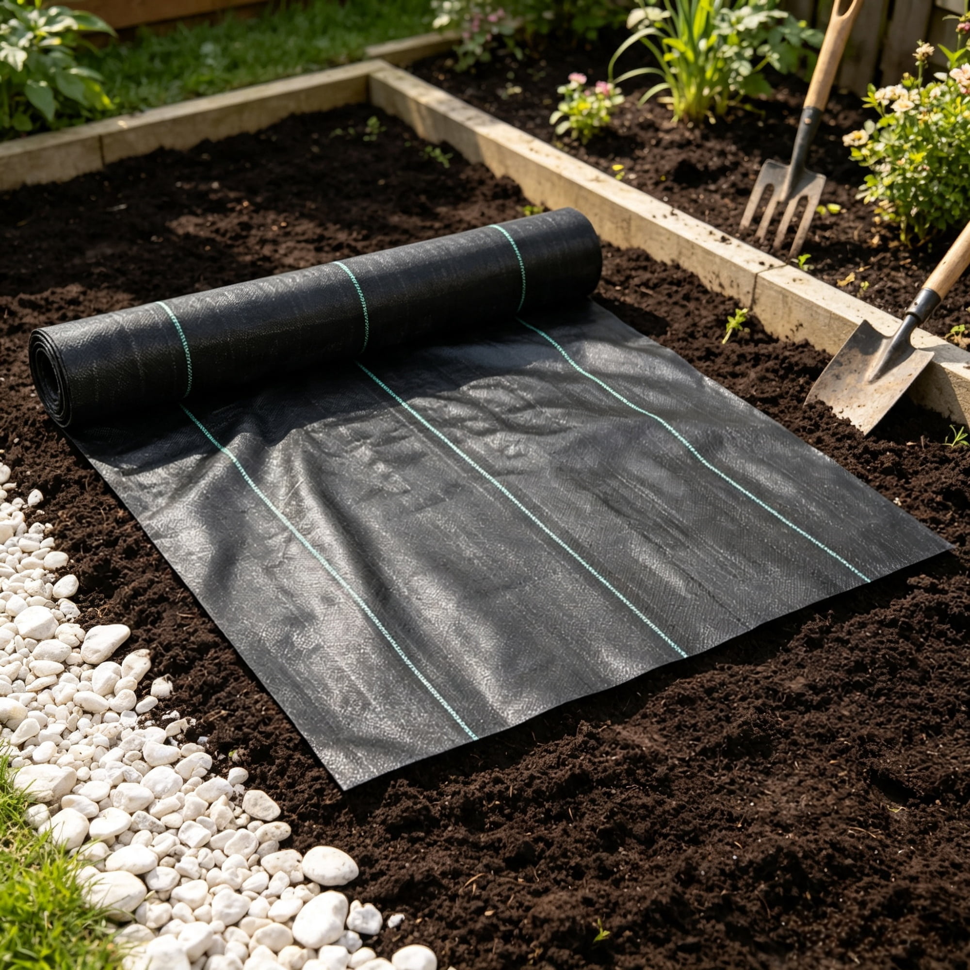 Heavy Duty Weed Barrier Fabric, 13FT x 108FT