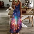 thumbnail image 3 of Abstract 3D Futuristic Geometric Plaid Sleeveless Dress for Women Clothing Female Women's Summer Skirt, 3 of 7