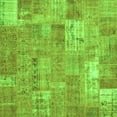 thumbnail image 1 of Ahgly Company Indoor Square Patchwork Green Transitional Area Rugs, 7' Square, 1 of 1