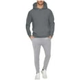 thumbnail image 2 of FDGIU Men's Oversized Fleece Hoodie - Long Sleeve Sweatshirt, 2025 Fall Winter Casual Wear, 2 of 7