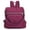 Rose Red, variant on BadPiggies Nylon Backpack Waterproof Casual Lightweight Daypack Hiking Camping Travel Bag for Women and Men