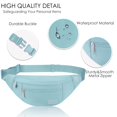 thumbnail image 4 of Bandolera grande Fanny Pack MAXTOP con 4 bolsillos con cremallera, 4 of 7