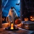 thumbnail image 4 of Thanksgiving Fall Halloween Decoration for Home Indoor Outdoor Clearance Under $5.00!Halloween Ghost Figurine With Ghost Statue Resin Decor For Halloween Tabletop Shelf Home Party Decorations, 4 of 7