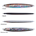 thumbnail image 2 of MAPAI Luya Iron Plate Lead Fish 3D Printing Bionic Color Luya Bait High Definition Real Fish Skin Iron Plate Bait Wholesale, 2 of 7