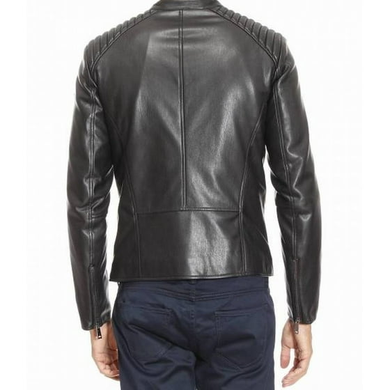 Armani Jeans - Armani Jeans NEW Black Mens Size 2XL Faux-Leather ...