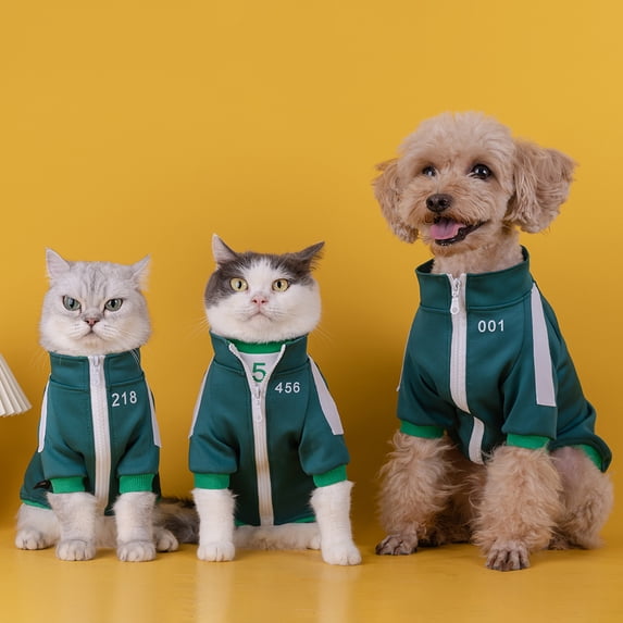 Dog Clothes, Cat Clothes, Jumpsuit T-Shirt Sweaters for Pets, Wnter Warm Fashion Drama Movie Theme Dress Up for Puppies Dogs Cats