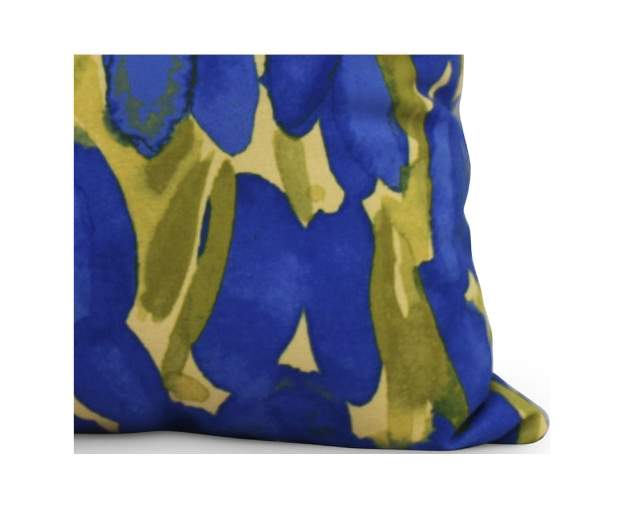 Simply Daisy's Sunset Tulip Garden 26 inch Blue Decorative Floral Throw Pillow