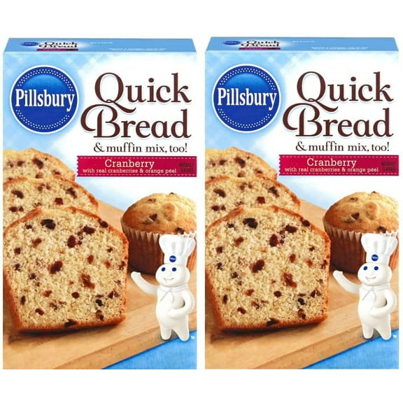 Quick Bread & MIx Cranberry 15.6 oz, Pack of 2