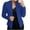 Dark Blue, variant on Women's Open Front Office Work Business Jackets Casual Long Sleeve Lapel Blazer Dressy Formal Solid Color Blazers