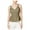Green - burntolive, variant on maison Jules Womens Sweetheart-Neck Peplum Sleeveless Blouse Top, Green, Small