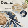 thumbnail image 6 of Navy Blue Palm Trees Body Pillow Cover, Pillowcase Protectors with Zipper, Breathable Decorative Throw Pillow Case Cover, Vintage Summer Botanical Watercolor Pillow Shams for Couch Sofa 24x36Inch, 6 of 8