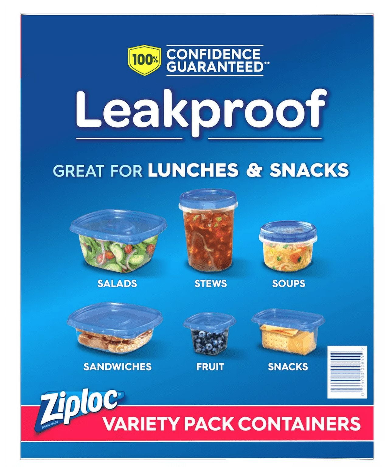 ZIPLOC Smart Snap Food Storage Containers, 52 pc.- SHIPS FREE!