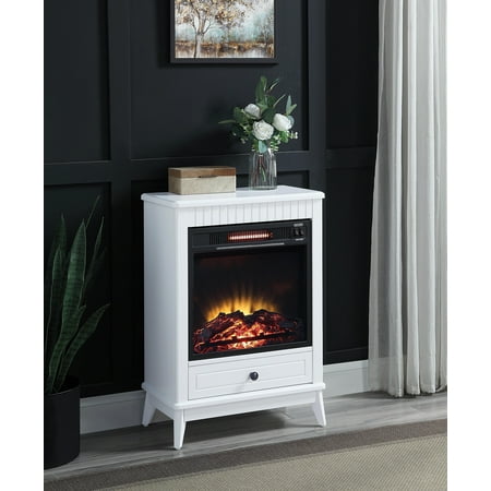 

UbesGoo Fireplace in White Finish