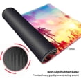 thumbnail image 4 of Tropical Palm Trees Mouse Pad, Summer Sunset Vintage Large Mouse Pads, Anti-Slip Rubber Base XXL Mouse Pad for Full Desk, 4 of 6