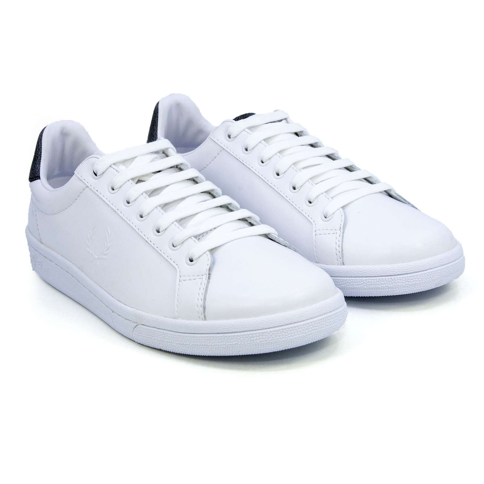 Fred Perry Men's B721 Premium Leather Sneakers, White,7 M US Walmart.com