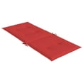 thumbnail image 6 of vidaXL Garden Highback Chair Cushions 6 pcs Red 47.2"x19.7"x1.2" Fabric, 6 of 9