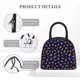 thumbnail image 4 of Balery Colorful Insects Bolsa de Almuerzo para Mujeres, Caja de Almuerzo, Bolsa de Almuerzo Pequeña Impermeable, Tote de Almuerzo Reutilizable con Gran Capacidad, 4 of 6