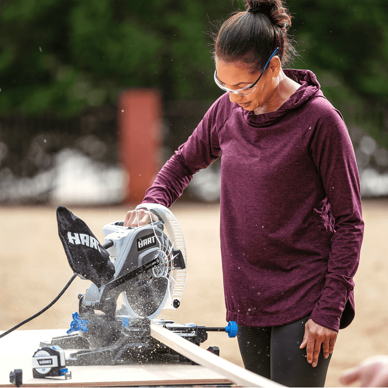 HART 7-1/4-Inch 9-Amp Compound Miter Saw, HTMS01 HART 7-1/4-Inch 9-Amp Compound Miter Saw, HTMS01