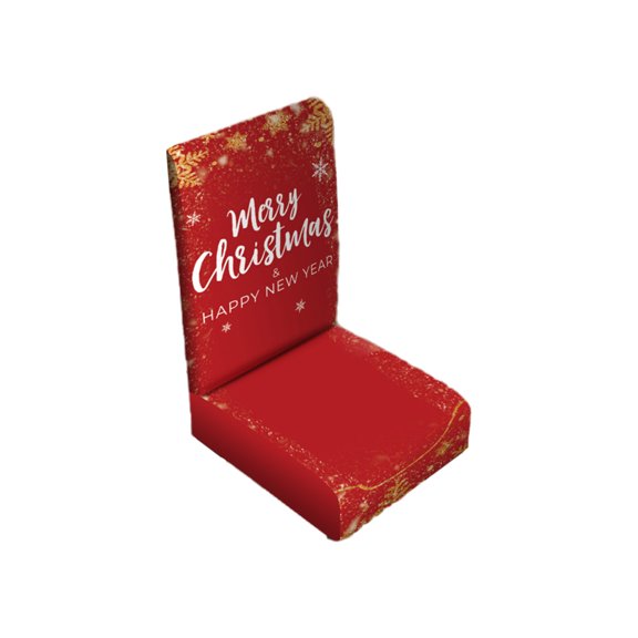 Diceymbol 2025 New Christmas Dining Room Chair Covers Stretch Chair Slipcovers Protector Washable Kitchen Chair Cover for Dining Room Christmas Decor Holiday Party Chair Cover Red