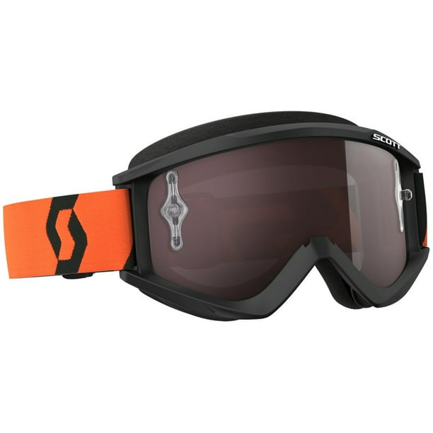 SCOTT Recoil Xi Goggles Black/Orange w/Silver Chrome 2625961009269