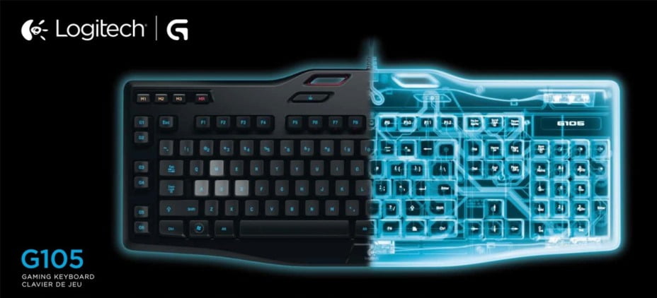 Michelangelo farve obligatorisk Logitech G105 Gaming Keyboard - Walmart.com