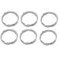 thumbnail image 1 of 6Pcs Napkin Ring Metal Napkin Ring Set Napkin Buckles Holder Table Decor for Wedding, Party, Ramadan, Banquet, 1 of 5