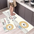 thumbnail image 3 of Alfombra de cocina antideslizante moderna para el hogar, alfombra suave de dibujos animados simple a la moda, alfombra de baño de tira larga, felpudo de entrada lavable y duradero, 3 of 5