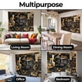 thumbnail image 4 of Black Excellence Legacy Wall Tapestry for Bedroom by DC | African American Tapestry Wall Hanging & Aesthetic Decor for Dorm, Living Room, Picnic & Home | 36"x48", 4 of 7