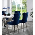 thumbnail image 5 of Contemporary Style - Tufted Back and Metal Ring - In Dining Space - Set of 2 Wingback Chairs, 5 of 5