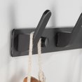 thumbnail image 6 of Aursykel Wall Mounted Coat Rack with 5 Heavy Duty Hooks Aluminum Alloy Metal Hook Rail for Coats Hats Towels Purses Robes Suit for Mudroom Bathroom Entryway No Rust Design, 6 of 8