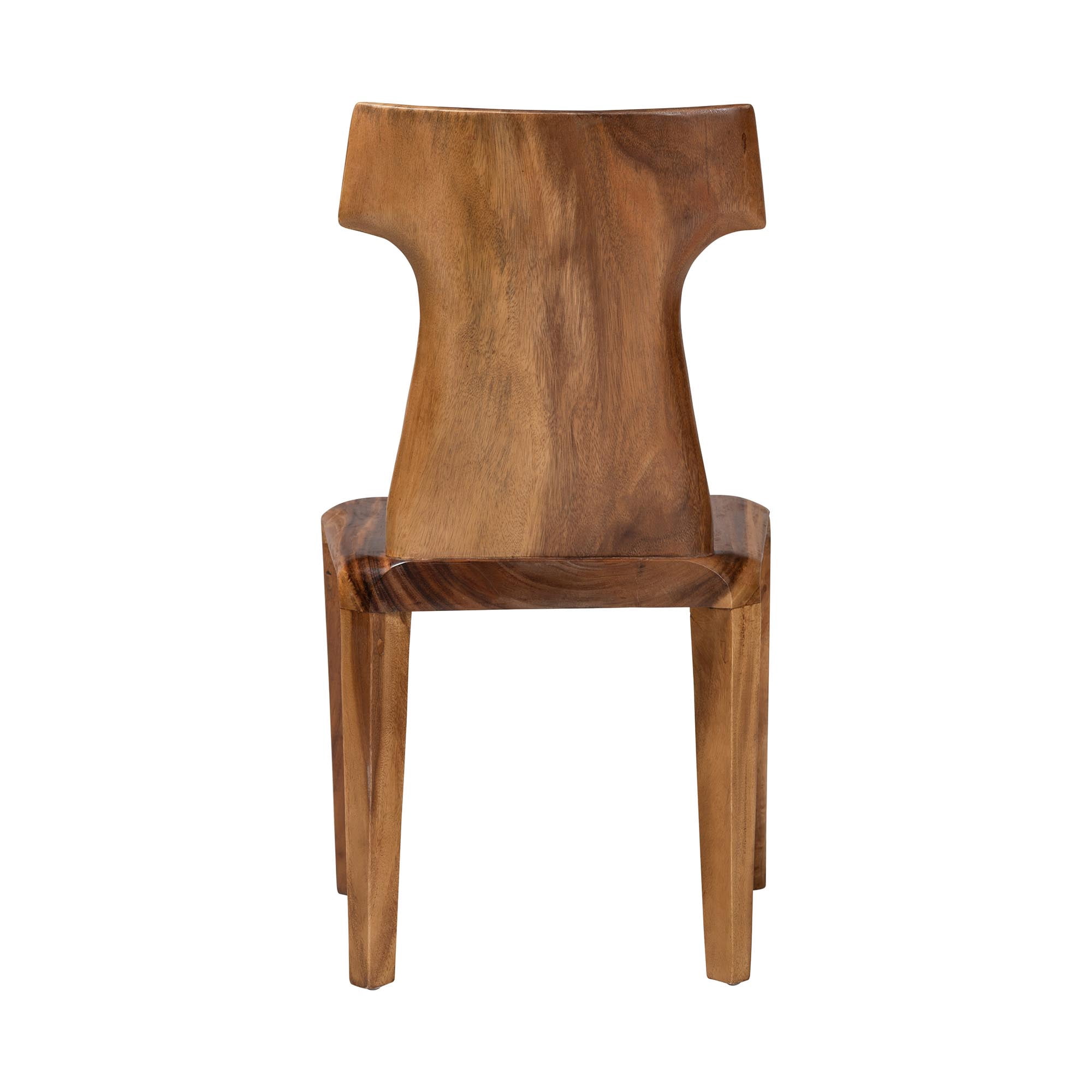 bali & pari Larissa Boho Dining Chair, 18.1" H Seat Height, Natural Brown