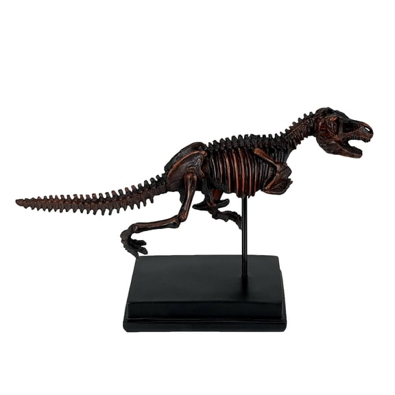 Zeckos Tyrannosaurus Rex Skeleton Statue T-Rex on Museum Mount