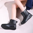 thumbnail image 6 of Willtoo Women Waterproof Short Rain Boots, Lightweight Non‑Slip Ankle Rain Booties, Elastic Weather‑Resistant Outdoor Rain Shoes, 6 of 6