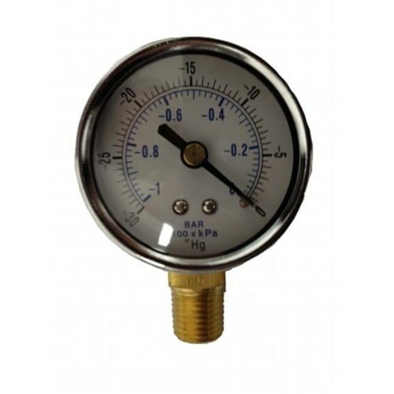 American Granby IPVG302-4L Pool Filter Vacuum Gauge, 2 in.