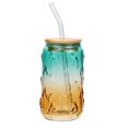 thumbnail image 1 of Household Glass Cup Can Shaped Straw Cup Convenient Coffee Glass Coffee Accessory, 1 of 9