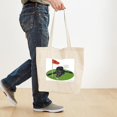 thumbnail image 4 of CafePress - Black Lab Golfer Tote Bag - Unisex Canvas Tote Bag, Beige, 1-Piece, 4 of 7