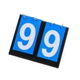 thumbnail image 1 of Compteur de Score à 2 Chiffres Flips up Intérieur Extérieur Sports Tableau de Score pour Ballon de Basket Bleu, 1 of 9