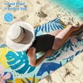 thumbnail image 4 of Large Beach Towel with a Carrying Bag, Lightweight Quick Dry Beach Towel for Adults Kids Teens, 4 of 7