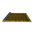 thumbnail image 2 of Ahgly Company Indoor Square Abstract Yellow Modern Area Rugs, 4' Square, 2 of 4