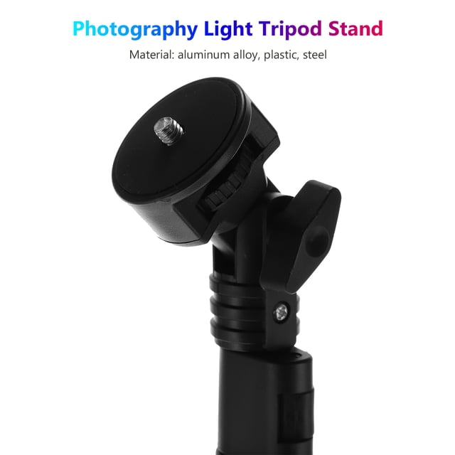 WHAMVOX Trépied Réglable en Alliage d'Aluminium Support Léger Polyvalent pour Photographie Diffusion en Continu Selfie