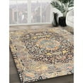 thumbnail image 3 of Ahgly Company Machine Washable Indoor Rectangle Traditional Brown Area Rugs, 7' x 10', 3 of 7