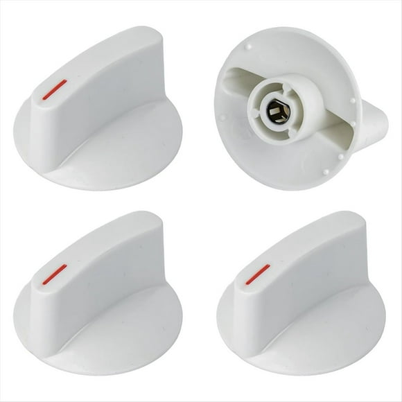 4 Perillas de Secadora WH1X2721 para Lavadora-Secadora. Reemplaza AP2044893, 123C7931, EA271094 y PS271094.