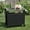 Black, variant on TORVA 42" All-in-One Outdoor Kitchen Cart - Stainless Steel Sink & HDPE Storage Cabinet with Cover (Black)